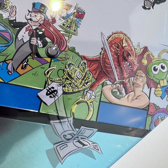 Monopoly 100 Years Of Hasbro Board‎ Game in 3D Raised Collectable Tin NEW SEALED - Picture 6 of 10